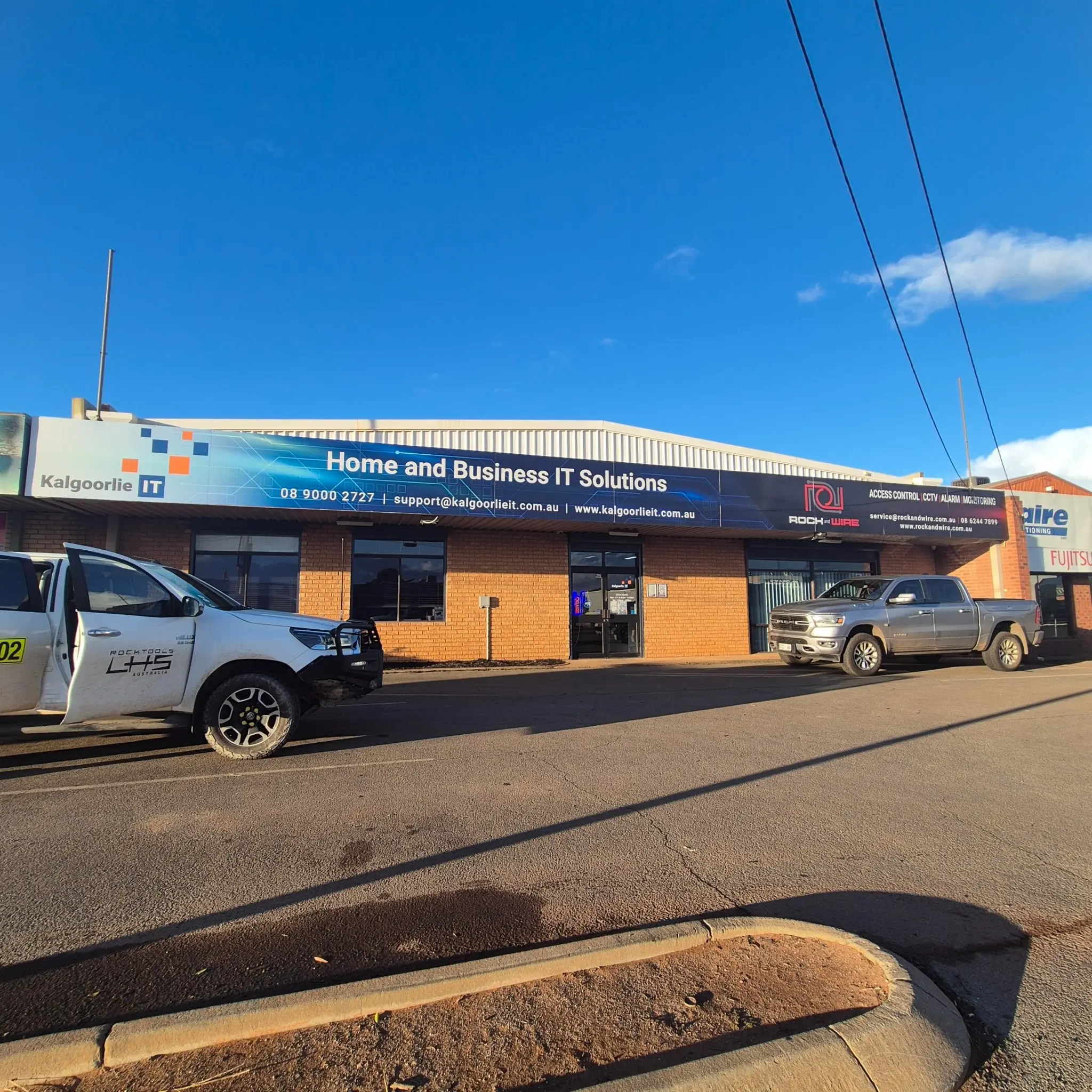 Kalgoorlie IT's storefront at 173 Boulder Road, South Kalgoorlie.